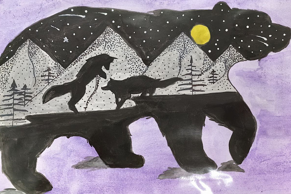 Каким видят родной край дети медиков? К юбилею Югры в травмбольнице провели творческий конкурс