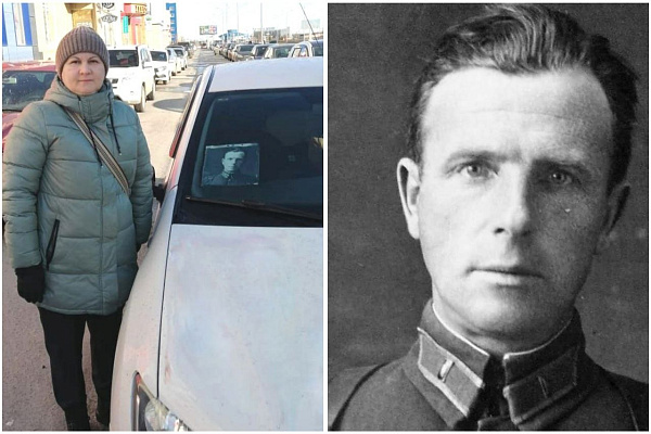 Спасибо деду за Победу! Сотрудники Сургутской травмбольницы поддержали автомобильный формат акции "Бессметрный полк" 