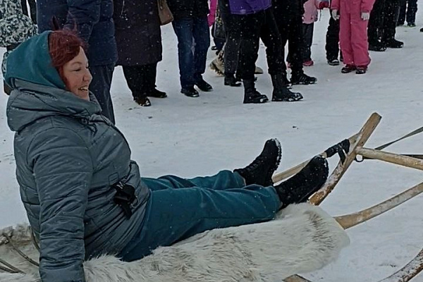 На оленях утром ранним. Наши сотрудники побывали на национальном празднике народов ханты и манси в д. Русскинская