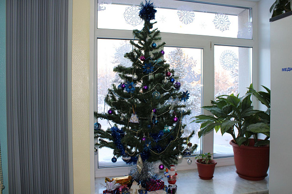 Прихожане и священнослужители храма святителя Луки поздравили пациентов детских отделений травмбольницы с Рождеством