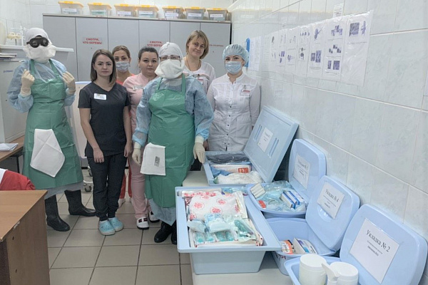 Медперсонал Сургутской травмбольницы отработал действия по недопущению распространения особо опасных инфекций