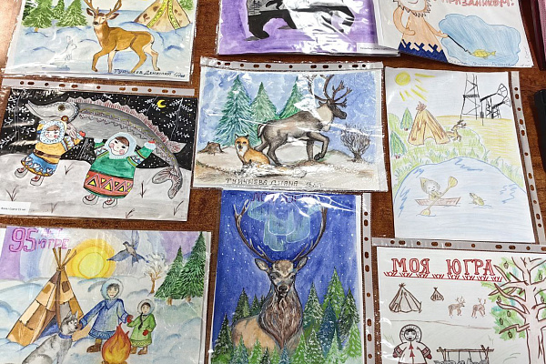 Каким видят родной край дети медиков? К юбилею Югры в травмбольнице провели творческий конкурс