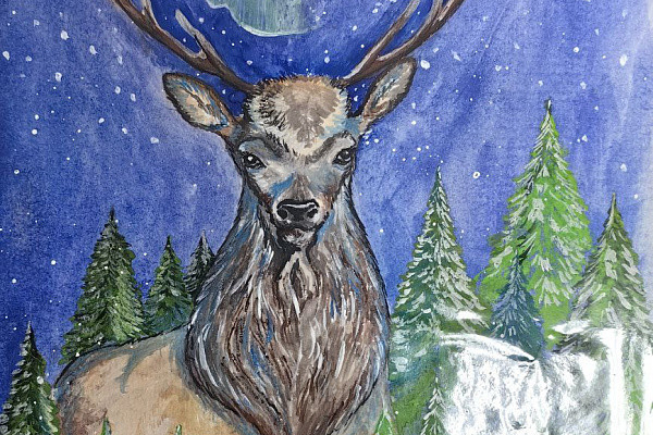 Каким видят родной край дети медиков? К юбилею Югры в травмбольнице провели творческий конкурс