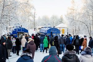 Фоторепортаж с праздника Крещения в храме Святителя Луки